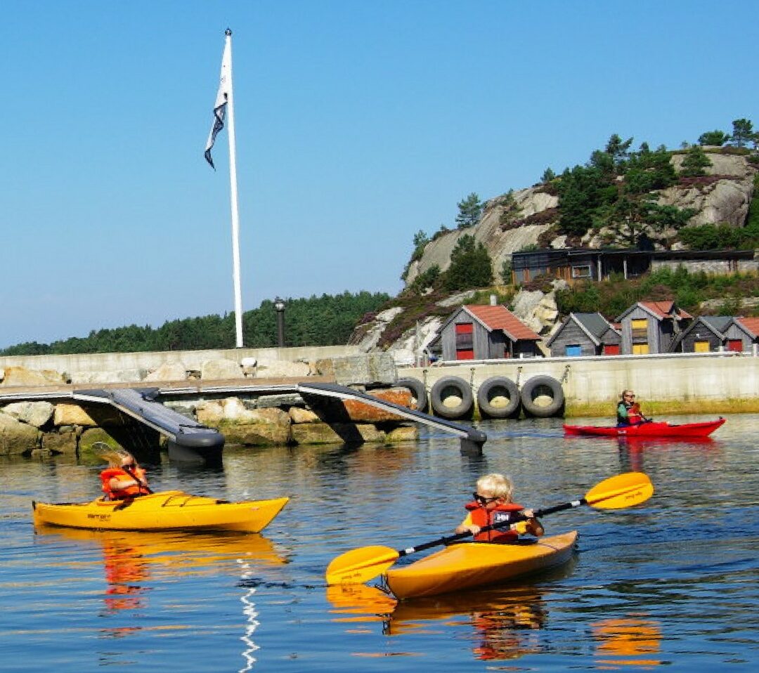 Padla kajakk i Kråko